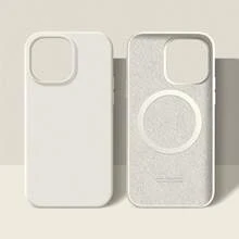 MagSafe Compatible Wireless Charging Phone Case For IPhone 17 Pro Max/17 Air/16/15/14/13/12/11 Pro Max, High-Quality Liquid Silicone Case With TPU Soft Back Panel, Shockproof Anti-Yellow Anti-Fingerprint, Perfect Gift For Women & Men,Black - màu đen - Xem 1