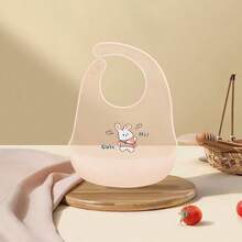 4/3/2/1 件套升级版婴儿硅胶围兜，婴儿喂食围兜，口水巾，轻便围兜，适合 0-3 岁男孩女孩，可爱印花围兜 - 多色-均碼 - 查看 16