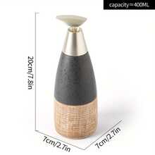 Vintage Creative Bathroom Shower Gel Dispensing Pump Bottle, Luxury Refillable Lotion Soap Container, Japanese-Style Ceramic Hand Wash Dispenser, Large Capacity Travel-Friendly Design For Kitchen Sink & Bathroom, Multi-Color Options Back To School - Vintage - View 12