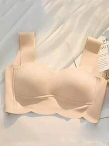 3pcs Seamless Wirefree Padded Bras For Small Bust, Gather Lift Push Up Underwear Sports Bras