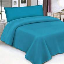 Three-Piece Bedding Set In Assorted Colors, Washed - Feels Ultra-Soft And Lint-Free, Fits Beds Of Sizes 90, 105, 135, 150 And 200, Includes Fitted Sheet + Flat Sheet And Pillowcases - Sprout Green - View 4