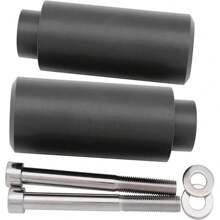 FCV 1pair Of CBR No Cut Frame Slider Crash Protector Fits For 1999-2006 CBR600 F4 F4i (Black)