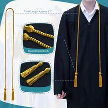 Individual Honorary Cord For School Graduation - Gold - View 1