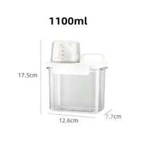 Large Thickened Pet Sealed Storage Tank, Pet Snack Sorting Bottle, Divine Tool, Large Capacity Container With Measuring Cup