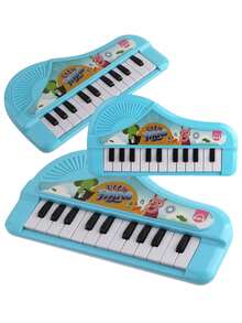 1pc Mini 13-Key Electronic Keyboard Toy, Portable Piano Toy Gift, Parent-Child Interactive Entertainment Musical Instrument Toy, Suitable For Boys And Girls, Children's Toy, Educational Toy, Suitable For Children's Birthday Gift
