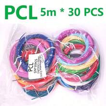 DORMYETIC Low-Temperature 3D Pen Filament, PCL Filament, 3D Pen Filament, Diameter 1.75mm, 10/20/30 Colors, Bright And Non-Repeating Colors, Christmas Gift, 3D Doodling Material