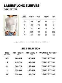 Ribbed cotton women's long-sleeved top, college style spring and summer new sports women's clothing, drape fashion soft breathable women's grey long-sleeved tops - 白色 - 查看 9
