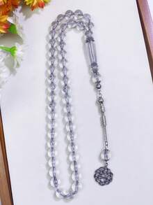 1 pieza Conjunto de 45 cuentas de oración de 10mm Tasbih pulsera, para el culto diario