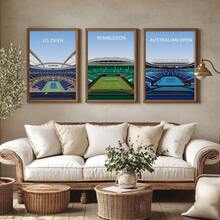 1pc/3PCS Wall Arts Posters Optional Frame Pop Quotes - Unrecited Art, Novak Djokovic Posters, Tennis - Multicolor - View 8