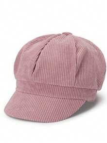 1 pieza Gorra octogonal unisex para otoño/invierno - Boina de artista, Gorra de periodero, Gorra con visera, Adecuada para fiestas, baile, escuela, graduación, Navidad, cálida y de moda - Multicolor - Ver 14