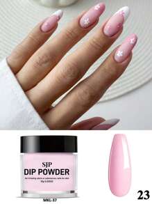 10 g de poudre acrylique colorée à tremper, poudre à tremper pour manucure française, convient pour le salon de manucure maison DIY, longue tenue, sans besoin de lampe à polymériser