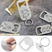 50 abridores de garrafas personalizáveis, abridores de garrafas de cerveja de aço inoxidável personalizados, texto personalizado, presentes ideais para ele, aniversário, casamento, padrinhos, pai, itens essenciais para casamento