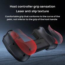 GAMESIR X5 Lite Gaming Controller - Hall Effect Joystick For Precise Control, Elastic Silicone Buttons, Type-C Fast Connection, Ergonomic Non-Slip Grip, Console-Level Gaming Experience, Black - Black - View 9