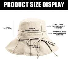 Breathable Cotton Bucket Hat With Adjustable Chin Strap - Fisherman Sun Hat For Outdoor, Summer & Casual Wear (Unisex)