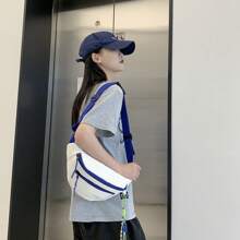 Large Capacity Men's Bag Shoulder Bag High-Quality Versatile Shoulder Bag Couple Small Backpack Sports Chest Bag Manufacturer