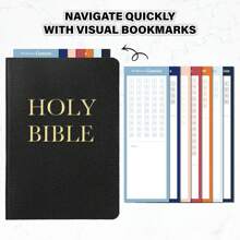 Granrouto 69 Stück Bibellesezeichen, Bibel-Lesefortschritts-Lesezeichen, Bibel-Lesezeichen im Großverkauf, Bibelnotfall-Nummern-Lesezeichen, Inspirierende christliche Lesezeichen, religiöse Geschenke für Frauen und Männer für Bibelstudium, Schulmaterial, Rückkehr zur Schule