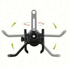 1pc Aluminum Motorcycle Rearview Mirror Phone Holder, Adjustable GPS Navigation Phone Mount, Durable Phone Clip, Motorcycle Phone Holder Compatible With IPhone, Android Phone, Gift For Birthday, Family, Friends For Bicycle And Electric Bicycle Outdoor Motorcycle Accessories, Bike Phone Holder, Bike Accessories Compatible With IPhone, Android Phone, Gift For Birthday, Family, Friends For Bicycle And Electric Bicycle Outdoor - Multicolor - View 5