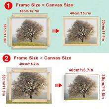 1組木製相框，適用於30x40cm和40x60cm畫布。松木相框適用於油畫、鑽石畫和素描練習。家居裝飾，適合畢業禮物、喬遷禮物 - 彩色 - 查看 16