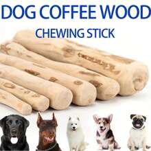 1 pezzo Puppy favorite, giocattolo da masticare in legno di caffè durevole - bastone interattivo per la dentizione per tutte le razze, supporto per la salute dentale e l'addestramento, giocattoli per cani rodiatori aggressivi