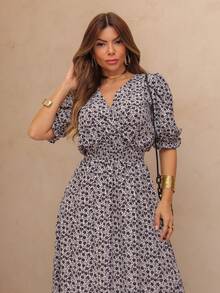Women's Short Sleeve Floral Dress, Stretch Pleated Dress, Ruffle Hem, Brazilian Ribbed Dress, Prom Dress, Conference Dress, Fitted Dress, Plain Fabric, Nationwide Shipping Women's Long Dress With Puff Sleeves, Boat Neckline, Ruffle Hem, Puff Sleeves, Long, Casual, Elegant, Formal, Casual, Party, Nationwide Shipping, Formal, Blogger, Current Fashion, Women's Floral Long Dress, Luxurious Long Dress With Ruffles On The Sleeves Duna, Long Dress With Wide Straps And Ruffles, Long Dress With Roman Corset Women's Long Dress With Spandex Print, Long Dress With Braided Back, Women's Long Saree Dress, Viscose Sleeves, Long Crepe Dress With Corset And Buttons, Striped Spandex Sophia Duna Fashion Long Dress, Long Dress, Party Dress, Midi Dress, Modal Dress, Long Dress, Summer Collection 2025 - màu đen - Xem 6