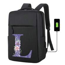 Mochila minimalista para hombres, mochila versátil de gran capacidad para estudiantes, computadoras, viajes, bolsa de negocios unisex lavable
