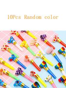 30 件什锦 2.6 英寸纸龙口哨，派对用品，创意吹龙欢呼哨子，适用于户外、室内、海滩、草坪、聚会、派对、仪式、婚礼、节日，适合青少年、学生、教师、男士、女士、成人，有 1/10/20/30 件可供选择