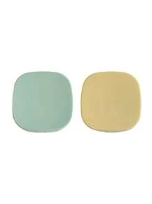1 pieza/2 piezas Estuche portátil y sencillo para lentes de contacto de unicolor, adecuado para uso diario al aire libre