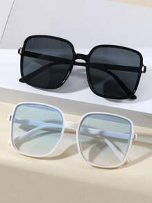 2pcs/Set Fashion Casual Versatile Fashion Glasses