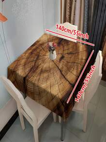 1/20 Stück minimalistisch ländliche alte Holzküche Restaurant bedruckte Tischdecke, Holzmaserung Muster Tischdecke - Festtags Tischdecke Dekoration, Zuhause Küche, Restaurant Dekoration, Festtags Geschenke, für alle Jahreszeiten geeignet.