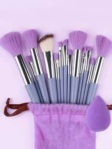 全新14件套化妆刷套装，柔软蓬松，专业化妆粉底、眼影、歌舞伎刷、晕染刷，含化妆包和美妆蛋，是送给化妆新手的理想礼物。棕色系化妆刷套装，柔软毛刷，便携式专业眼影、粉底和腮红工具套装，包含粉底、腮红、修容、眼影，附赠旅行包，必备化妆工具，化妆刷套装，化妆刷套装，化妆刷套装，全套化妆刷，化妆刷套装，全套化妆工具，化妆刷套装，化妆刷套装，化妆礼盒套装 - 彩色 - 查看 19