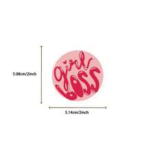 50 PIEZAS Pegatinas de la chica jefa Pegatinas de estética de vinilo para scrapbooking, diario, portátil, parachoques, monopatín, botella de agua, computadora, teléfono, dibujos animados, casco duro, pegatinas y calcomanías de coche