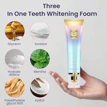 2Pcs Niacinamide Whitening Toothpaste, Fresh Breath Niacinamide Whitening Toothpaste,Nicotinamide Dazzle White Toothpaste, Remove Tooth Stains Complete Care Toothpaste, Stain Removal Toothpaste Natural,Repair And Protect Teeth - Blue - View 8