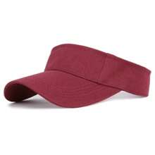 1 pezzo Visiera da baseball con parte superiore aperta, unisex, per protezione solare e sport all'aperto