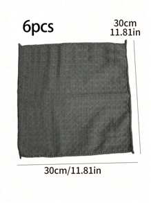 6pcs/3pcs/1pc Non-Woven Barista Towels, Suitable For Coffee Machines And Tea Houses - Highly Absorbent, Durable Cleaning Cloths For Wiping Milk And Spills - Random Color Small Square Towels, Great For Mother's Day, Halloween, Christmas Cleaning Rags