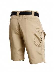 Shorts tácticos para hombres con múltiples bolsillos, shorts cargo resistentes y impermeables de uso casual para senderismo y trekking al aire libre