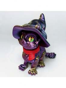 3D Printed Magical Cat New Cross-Border Hot Selling Figurine, Desk Decor Model Toy, Animal - Multicolor - View 4