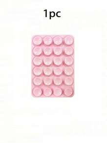 1 Peça 24 Adesivos de Patches de Ventosa de Silicone Dupla Face, Suporte de Ventosa para Celular, Patches de Silicone com Ventosa Dupla Face Antiderrapante