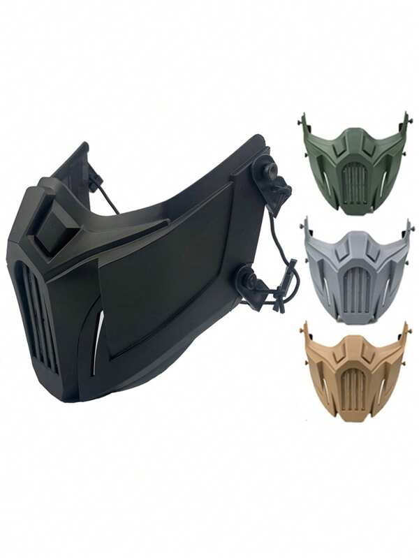 Taktische Halbgesichtsmaske für den Outdoor-Bereich, Jagd, Paintball, Schutzhelm, CS Kriegsspiele, Schussschutzmaske