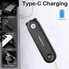 sweetfull 便携式手持迷你折叠旅行风扇，USB充电，1500mAh电池容量，带夜灯手电筒 - 其他 - 查看 4