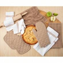 8 Pack Kitchen Set, Brown