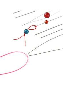 5Pcs/Set Beaded Needle Pins Open Needles DIY Beads Bracelet Jewelry Tools Necklace Making Supplies Handmade Pins Accessories - bead needle - View 3