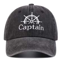 1 Pair Couple's "First Mate Captain" Embroidered Adjustable Baseball Cap, Fashionable Sun Protection Casual Hat Suitable For Spring/Autumn Outings, Travel, Beach, Party - Multicolor - View 7