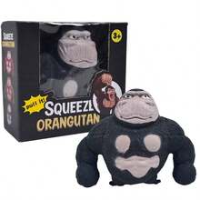 1 件挤压减压猴子玩具,慢回弹减压玩具,热销新款 2025 款,适合作为生日、复活节、感恩节礼物,新奇玩具 - 彩色 - 查看 17