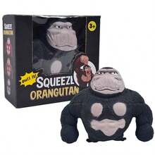 1 件挤压减压猴子玩具,慢回弹减压玩具,热销新款 2025 款,适合作为生日、复活节、感恩节礼物,新奇玩具 - 彩色 - 查看 11