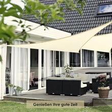 Outdoor Triangular Canopy, Patio Balcony Sun Shade Sail, Landscape Gazebo, Suitable For Terrace/Yard/Deck/Garden/Outdoor Events, UV Protection