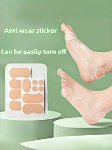 40pcs/70pcs Anti-Chafe Heel Blister Cushions, Self-Adhesive Thin Heel Protectors, Shoe Anti-Friction Heel Pads