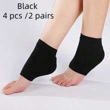 Anti-Riss Socken für Herren und Damen, Fußschutz Socken, Knöchelschutz, Silikon-Socken gegen Risse und für Feuchtigkeit bei High Heels (dehnbar, geeignet für allgemeine Größen)