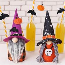 1pc Halloween Fabric Doll Decor, Home Living Room Kitchen Desktop Decoration, Ghost Festival Party Scene Decorative Prop, Centerpiece Decoration, Atmosphere Setting Item. Suitable For Home Decor / Desktop Decor / Party Decor / Mall Decor / Shop Window Decor / Farmhouse Decor.