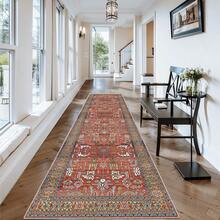 Bohemian Machine Washable Carpets Suitable For Living Room, Slip-Resistant Bedroom Rugs, Hallway Carpets, Vintage Patterned Rugs For Kitchen, Dining Room, Office - Bohemia - View 8