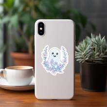 50Pcs Halloween Stickers Funny Halloween Party Decorations Aesthetic Stickers Vintage Cool Outdoor Gifts Graffiti Stickers Vinyl Waterproof Stickers Stickers For Water Bottle, Guitar, Luggage, Phone, Case, Laptop, Skateboard, Gift - Multicolor - View 6